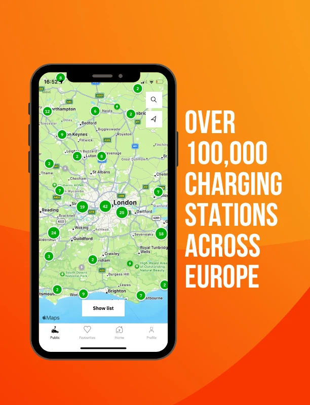 Find EV charging stations with easyCharging