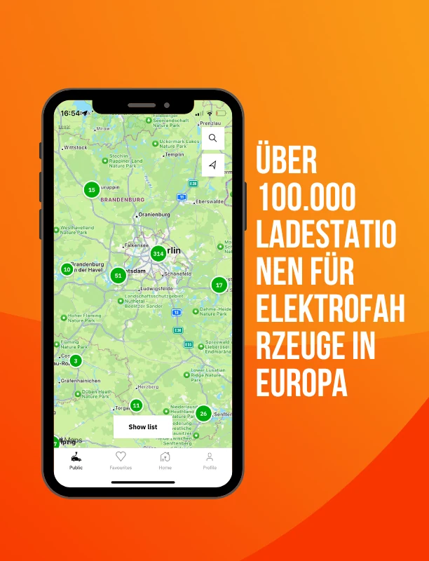 Finden Sie Ladestationen mit easyCharging