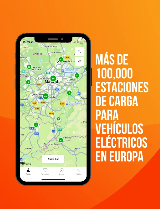 Encuentra estaciones de carga con easyCharging