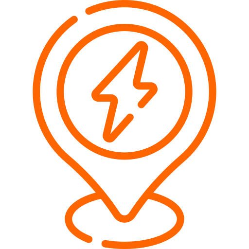 Charging points location