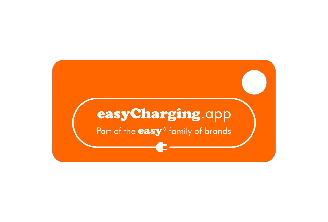 easyCharging gebrandete RFID-Karte